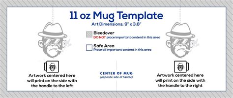 oz mug template sublimation image placement template etsy mug