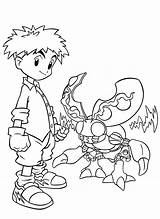Digimon Coloring Pages Kids Printable sketch template
