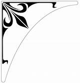 Corner Designs Border Clipart Decorative Corners Simple Cliparts Clip Card Money Projects Borders Flowers Library Decals Clipartmag Documents sketch template