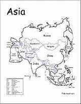 Continente Continent Geography Asiatico Politico Abcteach Continents Grade Mapamundi Diapositivas Fondos Hora Muta Cartina sketch template