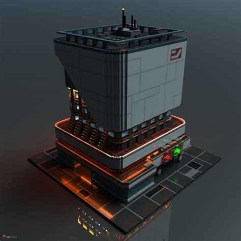 ac relay scifi building minecraft architecture futuristic architecture