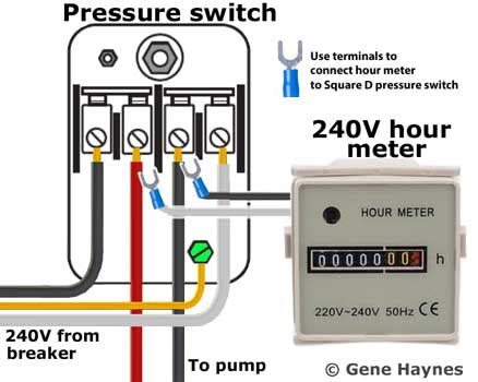 water pressure switch wiring diagram installing  pressure switch  power cord
