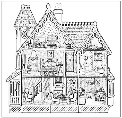 barbie dream house coloring sheet  coloring pages