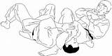 Judo Coloring Pages Jitsu Jiu Kids Arts Martial Sports Book Do Animated Choose Board sketch template