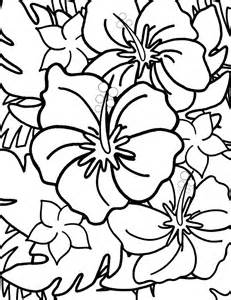 hibiscus coloring page  kids  adults mama likes