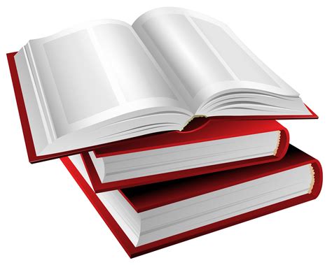 book clip art red books png clipart image png    transparent book png