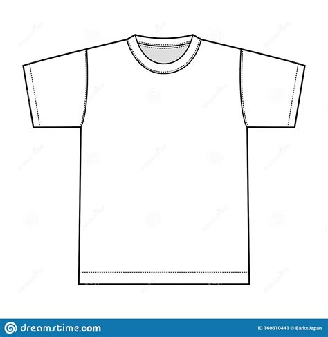 short sleeve  shirts template illustration white front  stock vector illustration