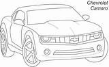 Camaro Zl1 Coloringhome Camaros Z28 sketch template