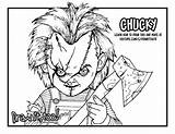 Chucky Draw Childs Albanysinsanity Coloringhome sketch template