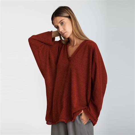 red sweater oversized red sweater knit sweater big winter top