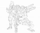 Borderlands Weapon Axton Coloring Pages Another sketch template