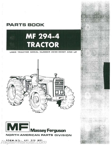 massey ferguson   diesel tractor parts manual