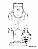 Frankenstein Coloring Pages Halloween Kids Printables Print Printable Popular Designlooter sketch template