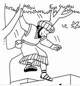 Zacchaeus Name sketch template