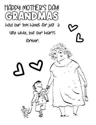 mothers day coloring pages  grandma   mothers day coloring