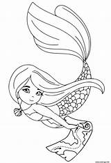 Sirene Coloring Carte Tresor Mermaid Gratuit sketch template