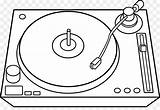 Coloriage Disque Jockey Phonograph Turntables Phonographe Platines Mixage Coloringonly Pngegg sketch template