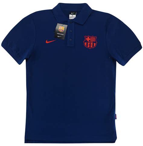 fc barcelona nike polo navy blue official item  shop