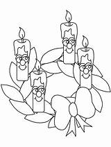 Adviento Coronas Colorat Craciun Navidad Desene Catequesis Planse Lumanari Coronita Ninos Ornamente P03 Noel Candele Coronite Decoratiuni Vela Candle Montar sketch template