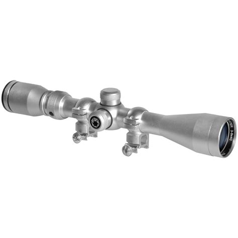 barska   mm huntmaster silver rifle scope  rifle scopes  accessories