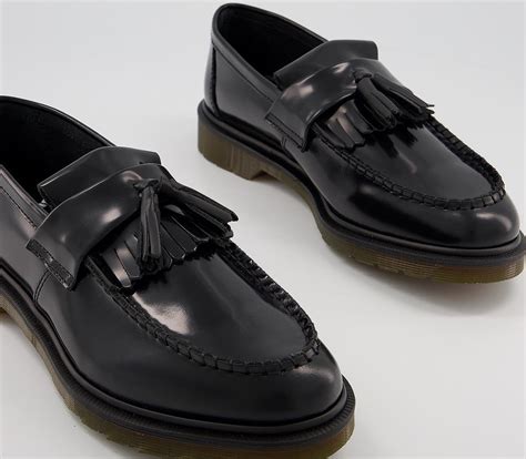 dr martens adrian loafers black mens smart shoes