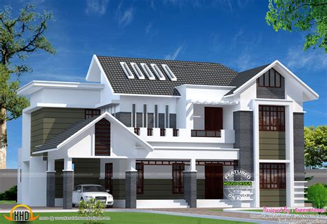 sq ft modern kerala home kerala home design  floor plans  dream houses