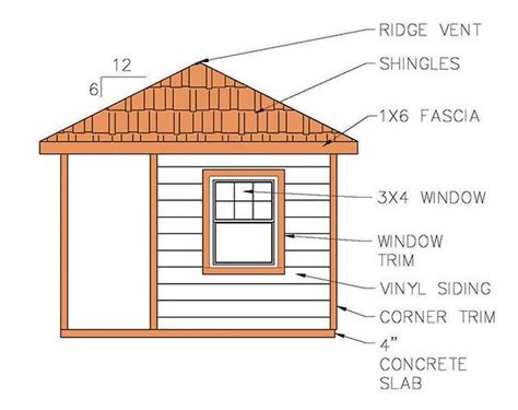 hip roof shed plans blueprints  cabana style shed