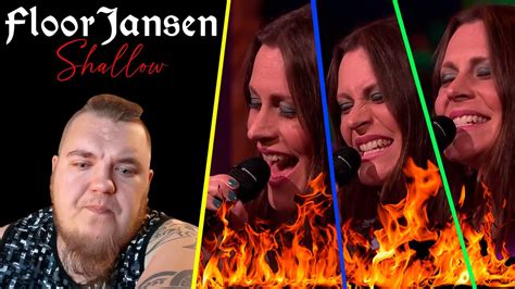 floor jansen shallow  reaction  broke  beste zangers  youtube