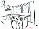 Kitchen Drawing Cabinet 3d Sketch Getdrawings Sketches sketch template