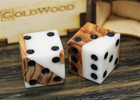 custom resin dice set custom dice box resin wood dice  etsy