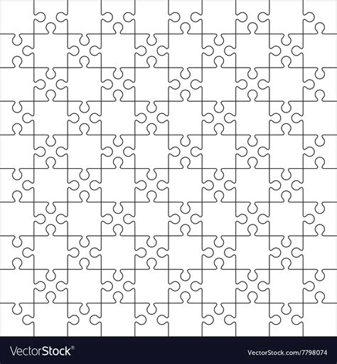 jigsaw puzzle blank template  cutting guidel