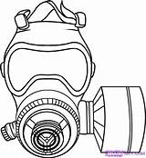 Mask Gas Draw Step Coloring Ww1 Drawing Pages Clip Cartoon Gasmask Clipart Soccer Ball Weapons Cliparts Graffiti Getcolorings Getdrawings sketch template