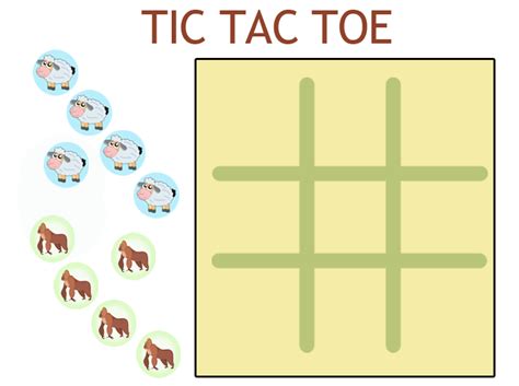 Printable Tic Tac Toe Board Game