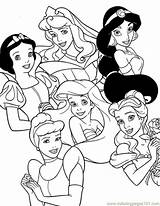Coloring Princess Pdf Pages Popular sketch template