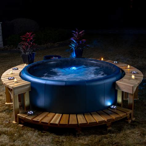 softub  portable hot tub   transition  home  cottage  ease muskokacom