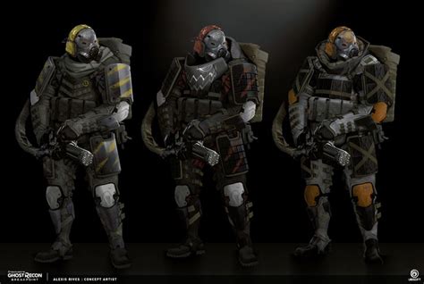 artstation ghost recon breakpoint heavy research alexis rives tactical armor rives