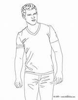 Lautner Taylor Twilight Actor Coloring Hellokids Pages Print Color Online sketch template