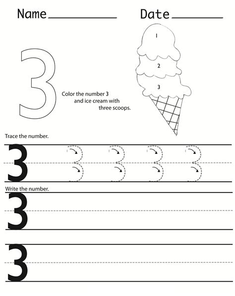 writing numbers worksheets printable activity shelter