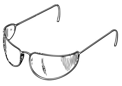 coloring page sunglasses  printable coloring pages img