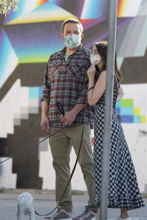 Ana De Armas And Ben Affleck On A Walk Wearing A Face Mask 40 Photos