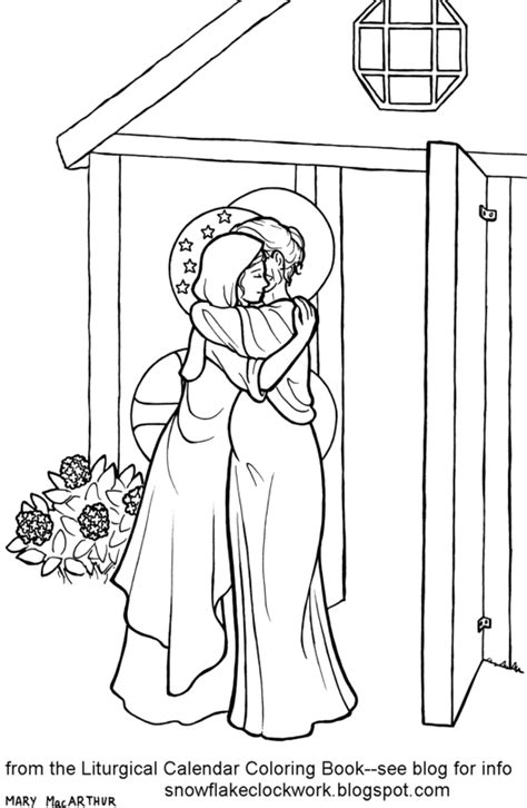coloring pages   annunciation
