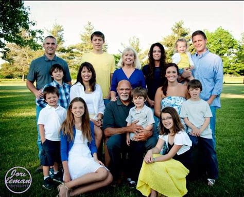 family picture color scheme blues yellows whites grays  jean