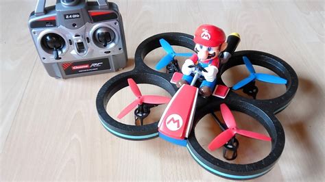 carrera rc mario copter der super mario rc quadcopter testbericht testflug youtube