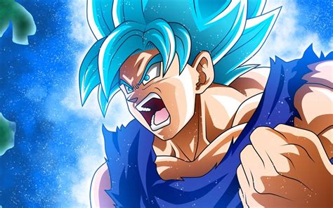 Download Wallpapers 4k Angry Goku Super Saiyan Blue