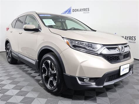 certified pre owned  honda cr  touring awd