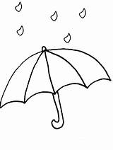 Umbrella Printable Coloring Popular sketch template