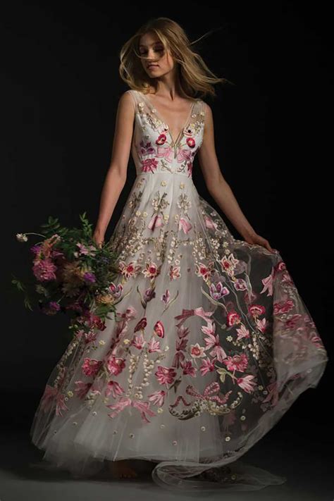 Fantastic Floral Wedding Dresses Chwv