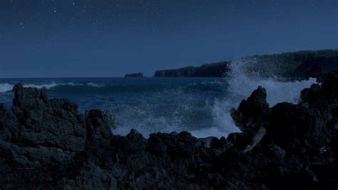 night beauty   pacific ocean nature soundscape proartinc
