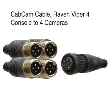 4d19 Cabcam Cable Raven Viper 4 Console To 4 Cameras