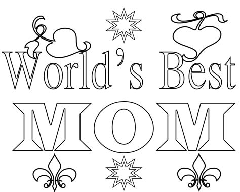 love  mom coloring pages